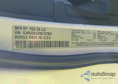 2022 Jeep Grand Cherokee Laredo X 4X2 из США, поврежденный, VIN 1C4RJEAGXNC127857